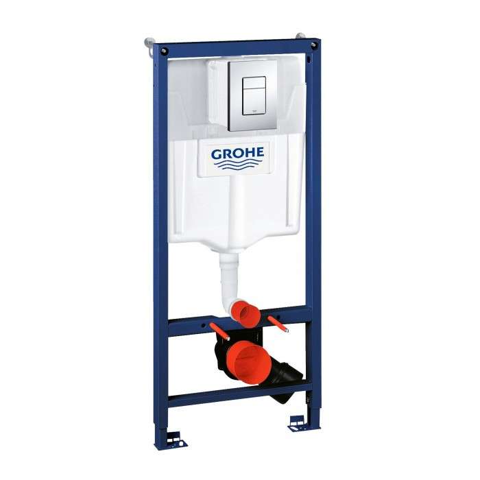 Инсталляционная система Grohe Rapid SL + подвесной унитаз V&B Architectura без ободка с крышкой + набор гигиенического душа (38775HR7) 2-35529 Инсталляционная система Grohe Rapid SL + подвесной унитаз V&B Architectura без ободка с крышкой + набор гигиенического душа (38775HR7) 2-35529